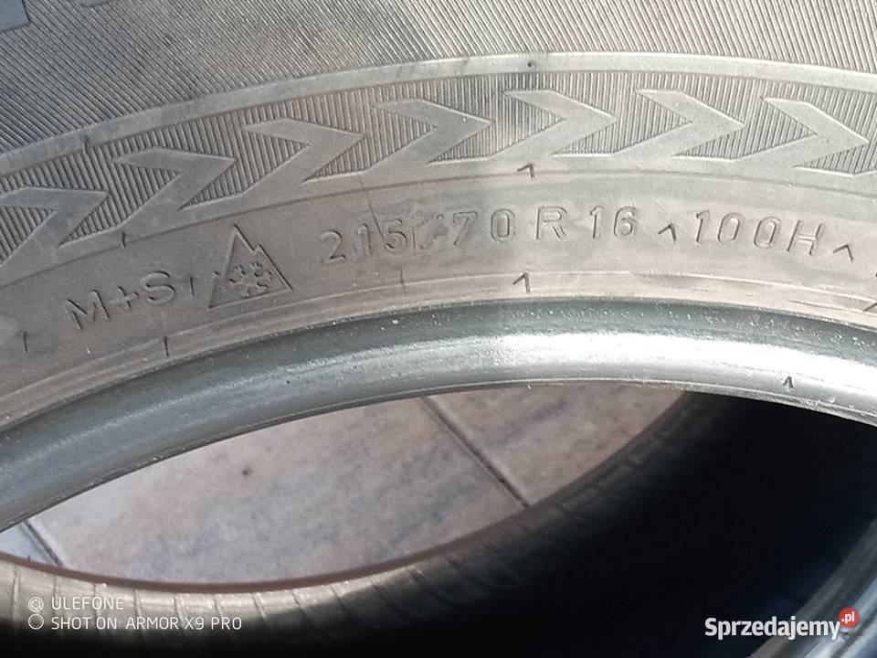 sprzedam opony zimowe 2 nokian 100h 21570 r16 Strzelno