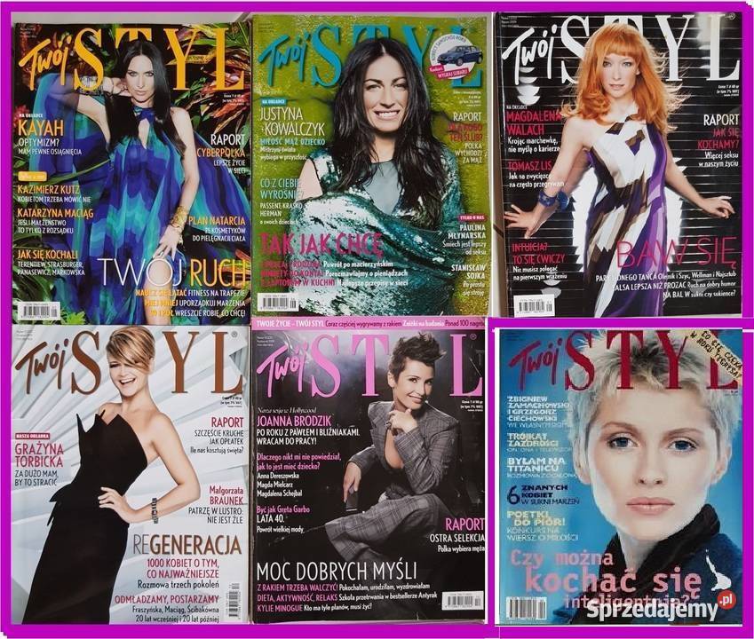 vintage Twój Styl gazeta miesięcznik czasopismo Kielce