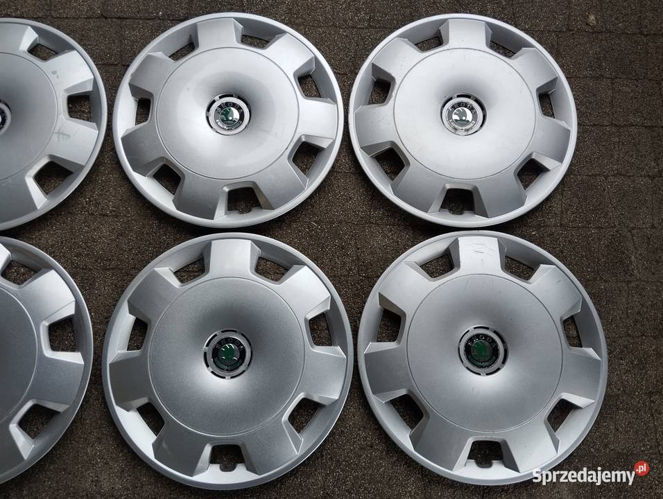 Kołpak Skoda 13 Fabia 6Y0601147C spinki sztukę Kamieniec