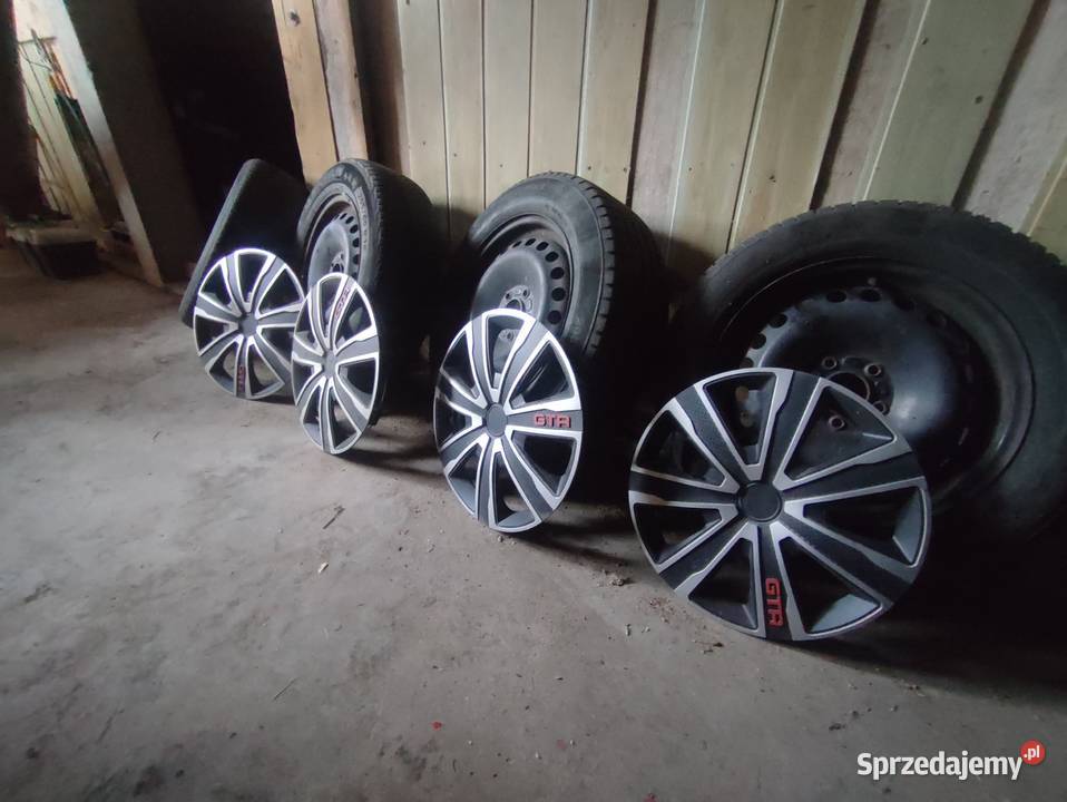 Felgi stalowe 5x108 opony zimowe 20555 R 16 Brańsk sprzedam