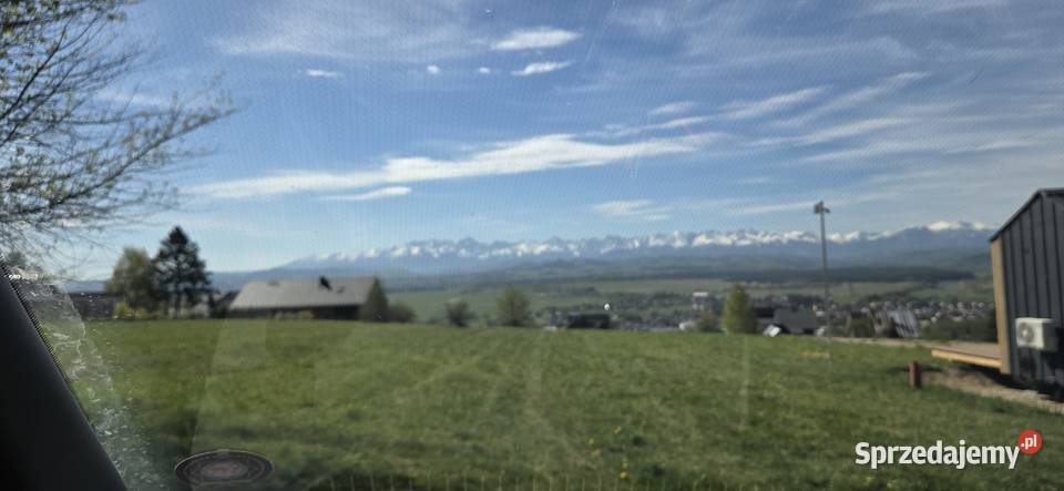 Działka z widokiem na TATRY GOTOWA DO BUDOWY 177 Nowy Targ