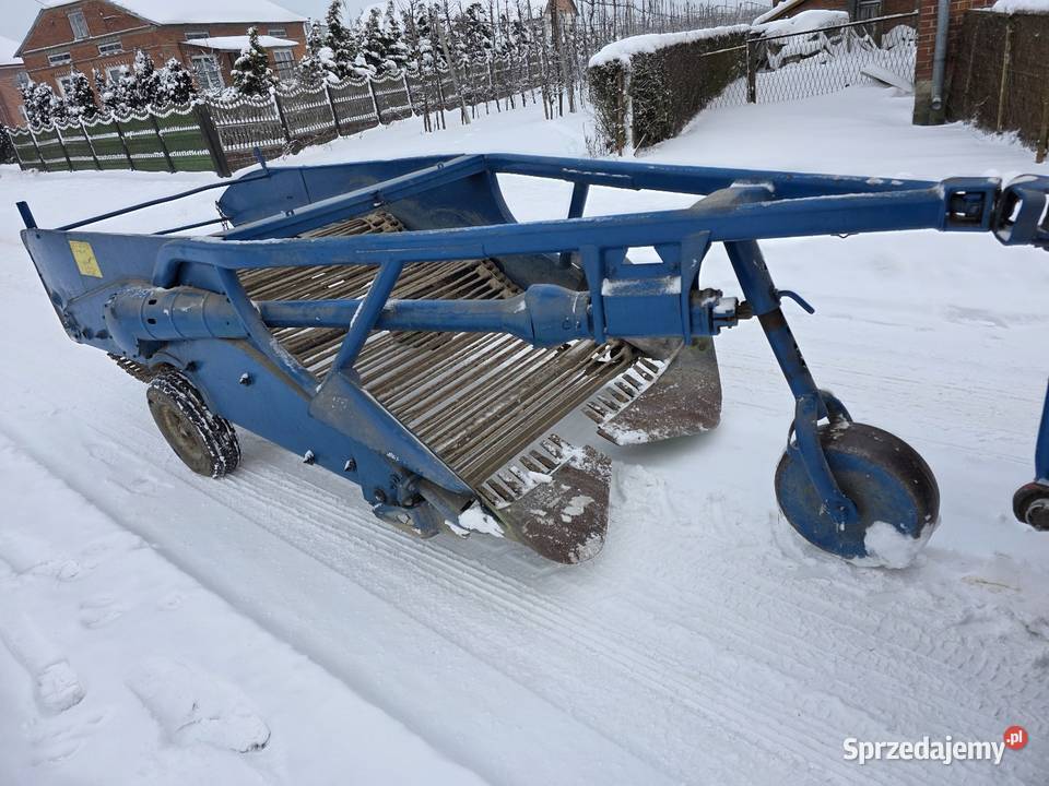 Kopaczka elewatorowa dwurzedowa do ziemniakow nieuszkodzony Kopaczki Samborzec
