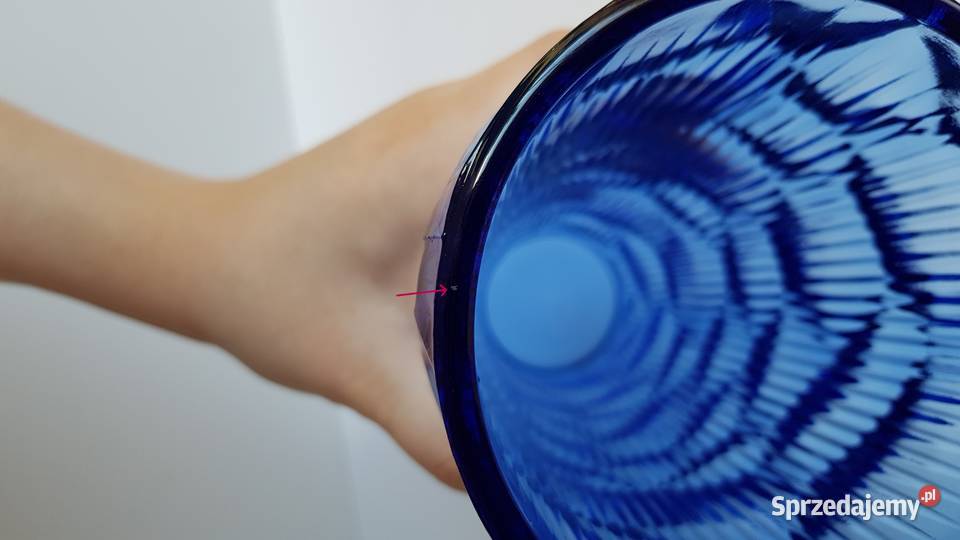 Wazon OKULUS 1 Ząbkowice kolorowe szkło PRL śląskie Dąbrowa Górnicza