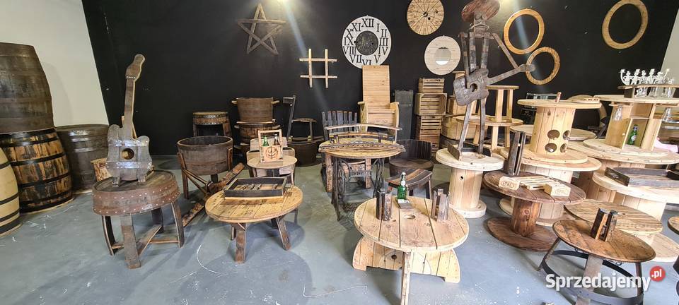 Fotel siedzisko z beczki dębowej Stylowy Gdańsk