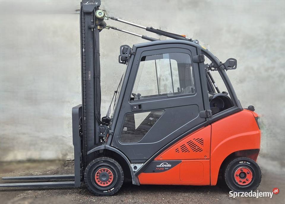 Linde H25 2018r kabina pozycjoner wózek widłowy