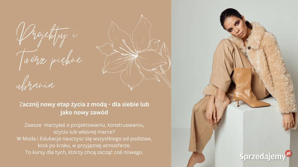 Zostań projektantką mody Praktyczne kursy Zgierz