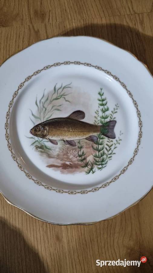 Serwis Rybny Porcelana Francuska