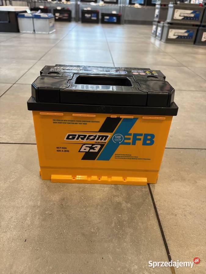 Akumulator Grom Racing EFB 63Ah 620A niski Augustów