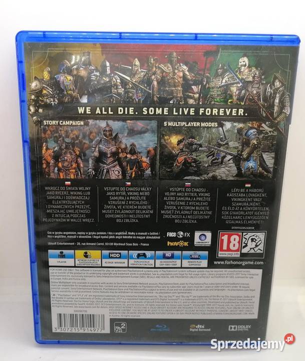 Gra For Honor 4 Elbląg sprzedam