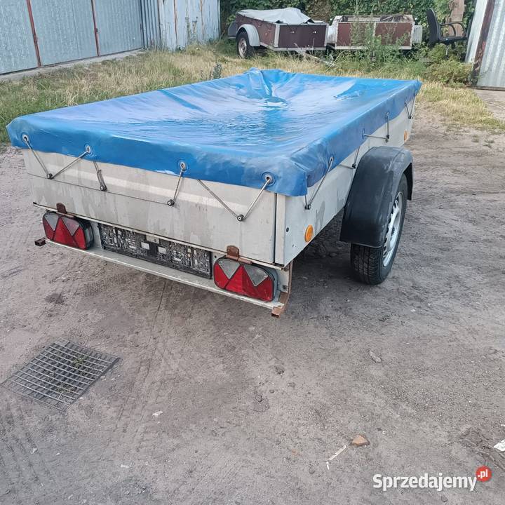 Przyczepka samochodowa lekka z plandeką dmc 750