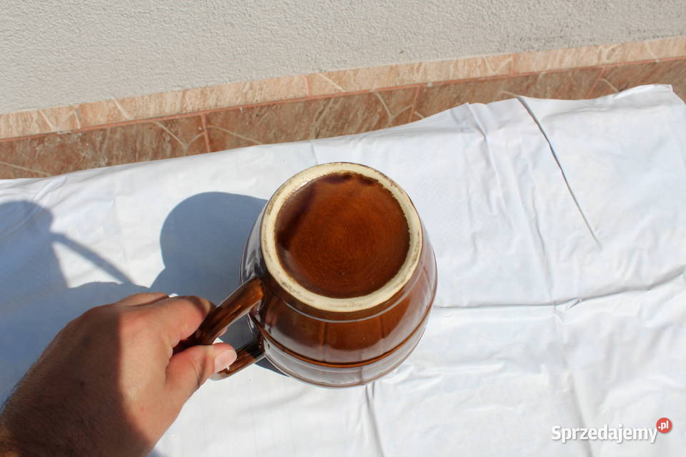 Stary dzbanek kufel PRL śląskie Chorzów