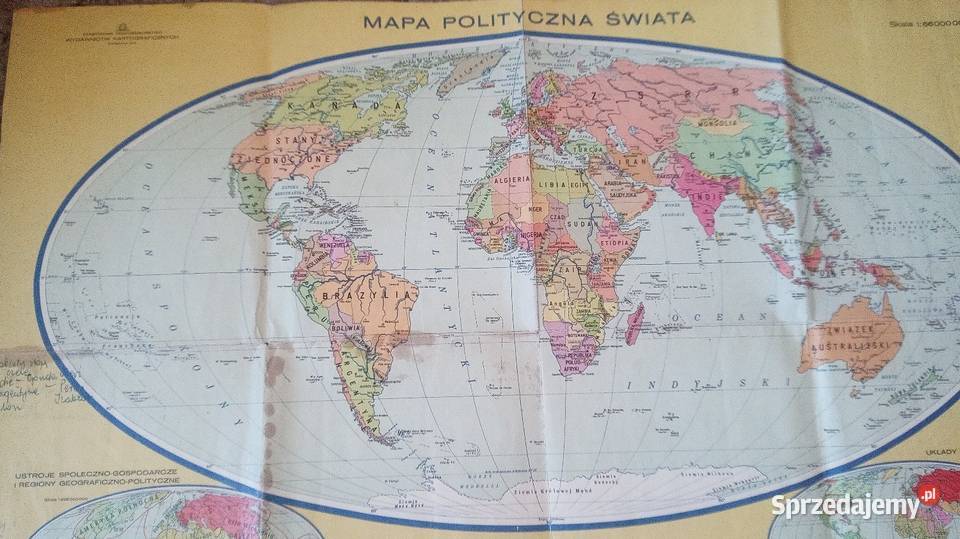 Mapa Polityczna Świata Warszawa