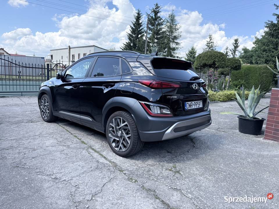 Hyundai Kona Hybrid 16 GDi 141 PREMIUM 62 000 tempomat Oława