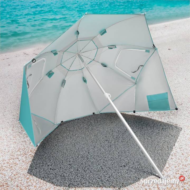 Parasol plażowy 2w1 namiot parawan składany w Parasole ogrodowe Poznań