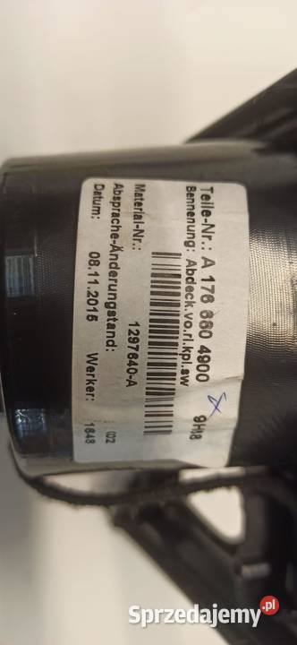 MERCEDES CLA X117 UCHWYT NA KUBKI A1766804900