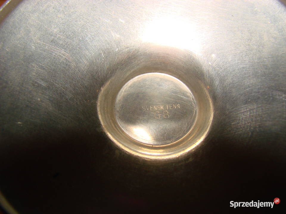 Svensk Tenn małe cynowe świeczniki Pozostałe