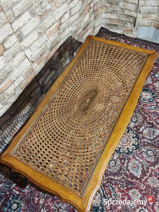 Stolik kawowy z rafią ludwik Stoliki kawowe i ławy Sandomierz