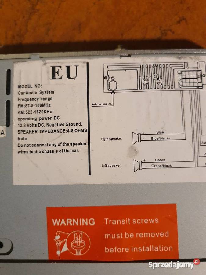 Radia samochodowe Alpine i ESP niesprawdzone Łódź