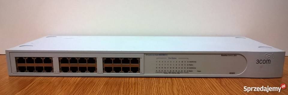 Switch 3COM Baseline 2024 3C16471 24 porty gw FV śląskie