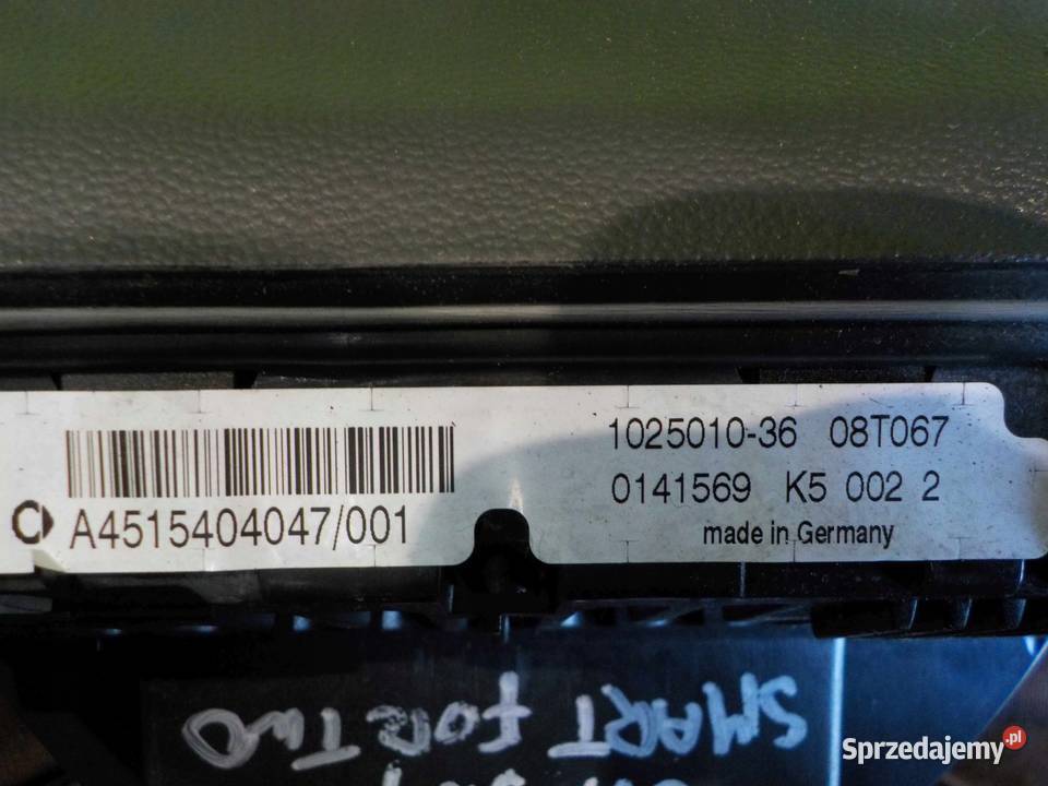 FORTWO II 451 10 B licznik zegary A4515404047 osobowe Suków