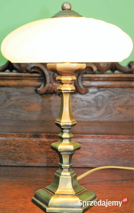 Stara lampka klosz beret w kolorze ecru