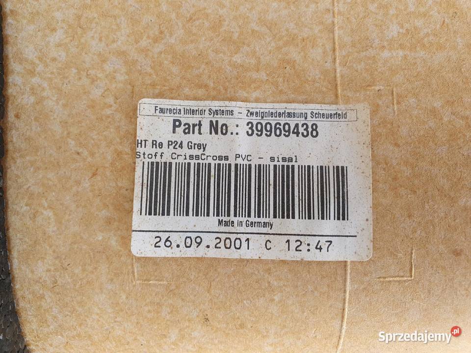 Volvo S60 TYLNY TYLNI BOCZEK DRZWI PRAWY TYŁ