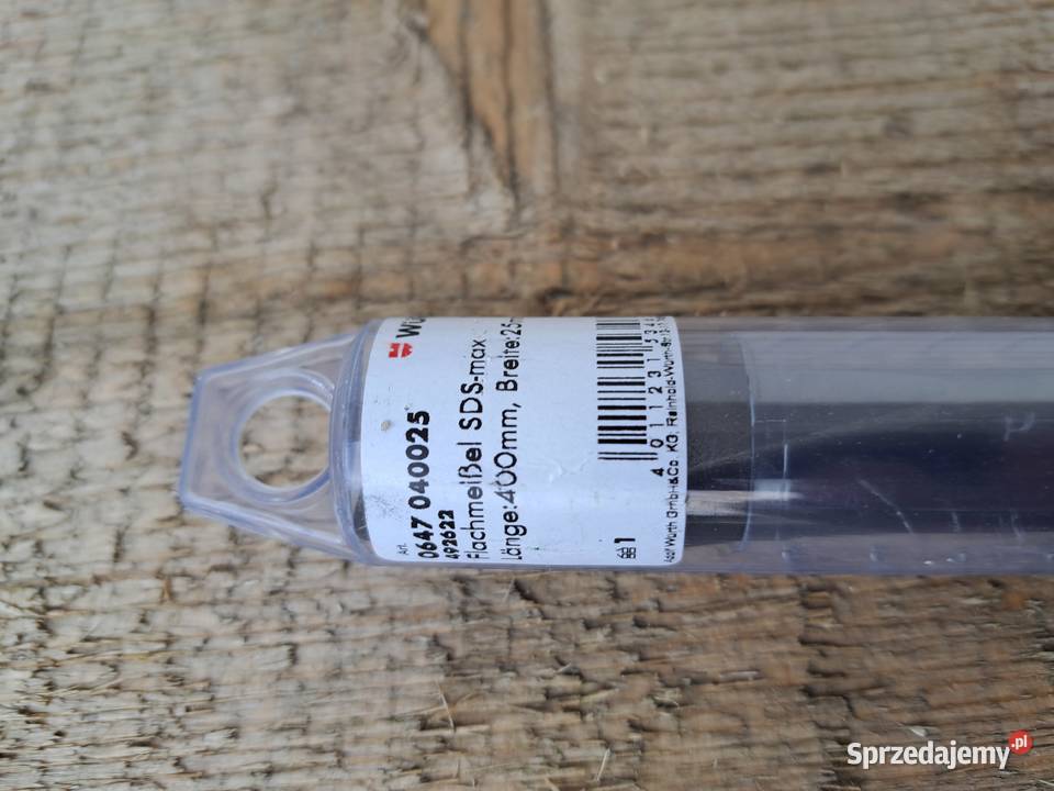 Dłuto płaskie Wrth SDS 25 400 mm nowe Pruszków sprzedam