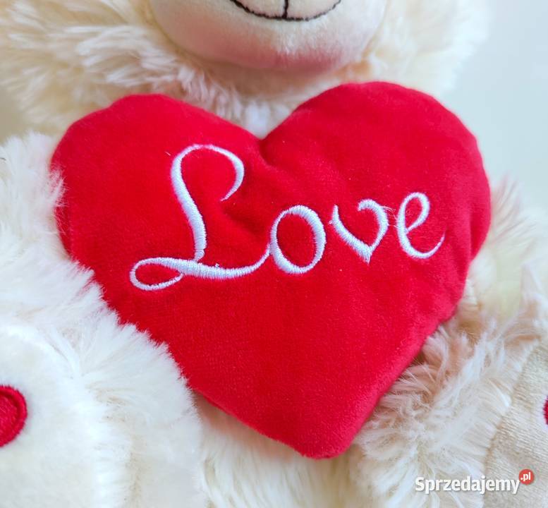 Nowy Miś z sercem Love maskotka Pepco Walentynki