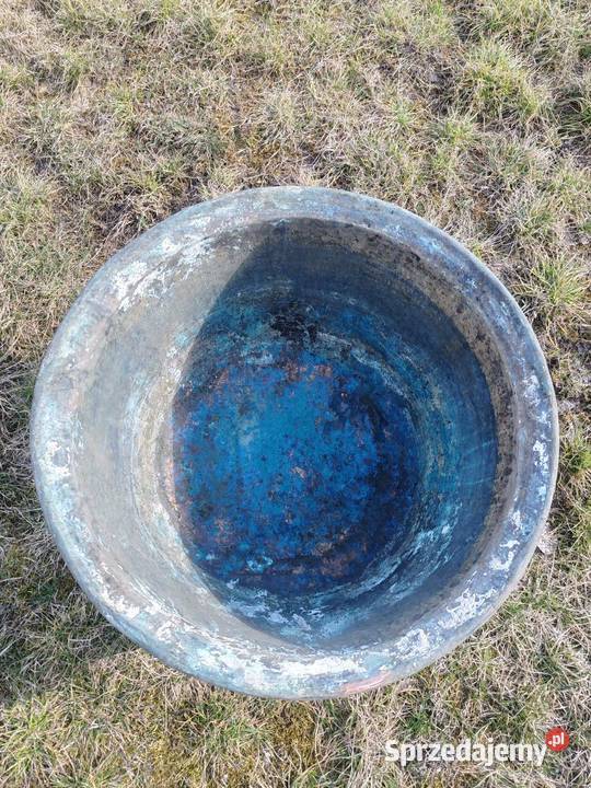 Stary kocioł miedziany Konin