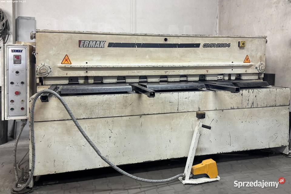 Nożyce gilotynowe ERMAK GMR 2600 X 4 Jelenia Góra