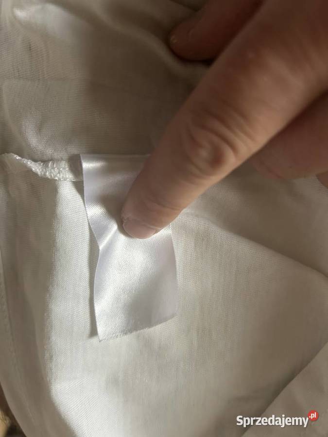 Męska biała koszulka GEORGE Casual S OKAZJA Zamość