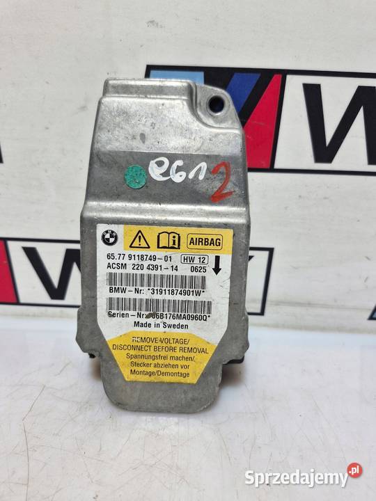 BMW E60 E61 MODUŁ STEROWNIK SENSOR PODUSZEK dolnośląskie