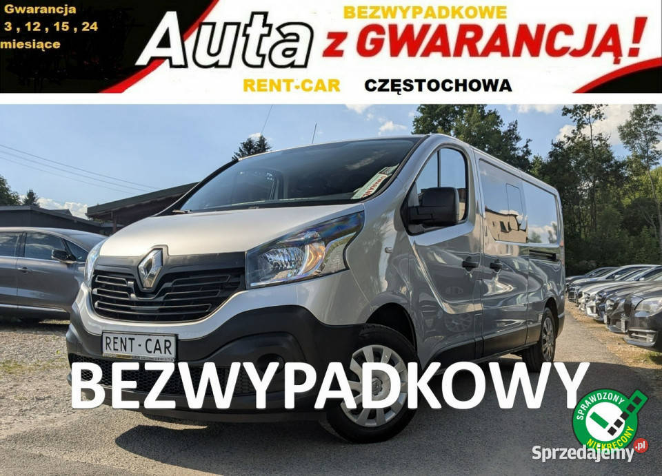 Renault Trafic 16D125OPŁACONYHolenderka Long BUS Van / Minibus śląskie Częstochowa