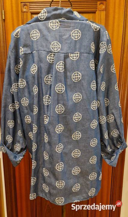 Damska KOSZULA jakby jeansowa z haftem XXL nowa Bluzki i koszule Lublin