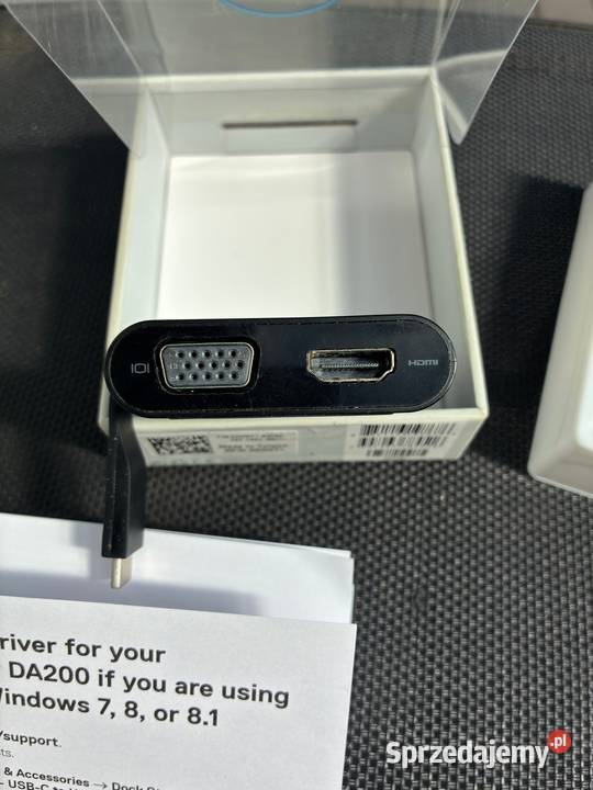 Stacja dokująca Dell DA200 USBC DMT1 HDMI USB 30 Pozostałe Wiśniowa Góra sprzedam