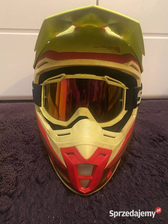 Strój na crossa kask gogle Gdańsk
