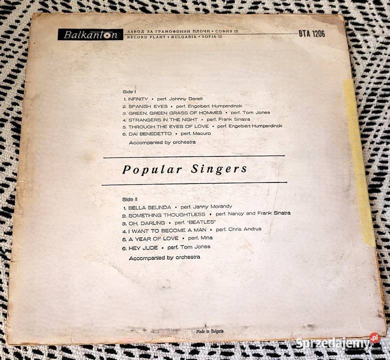 Sinatra Beatles TJones Humperdinck J Royal Y kujawsko-pomorskie