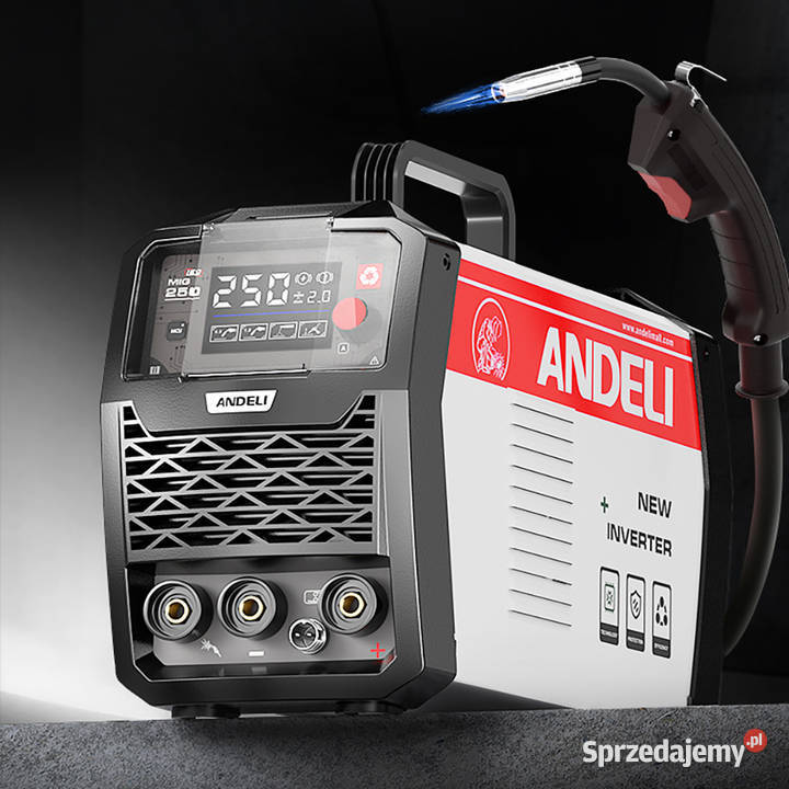 SPAWARKA 2W1 migomat i na elektrody 120A 220V Spawarki inwertorowe