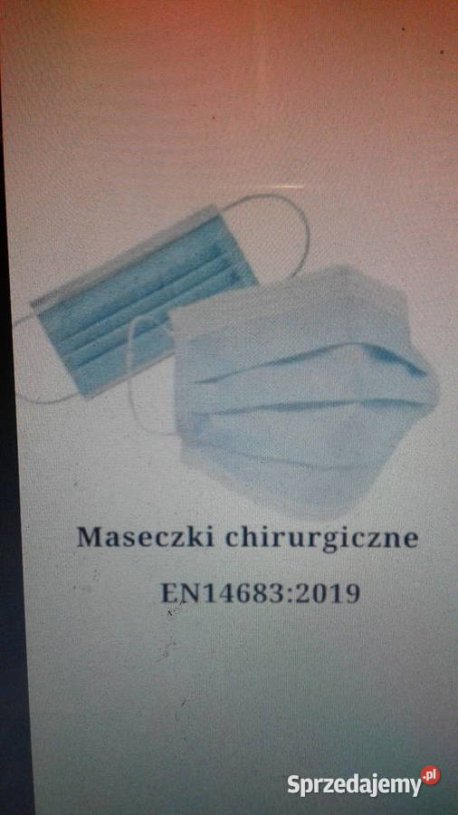 Maseczki Chirurgiczne nowe z podwójnym filtrem z Maski ochronne Łomża