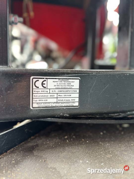 Rębak RPS 120 taśmociąg 3M