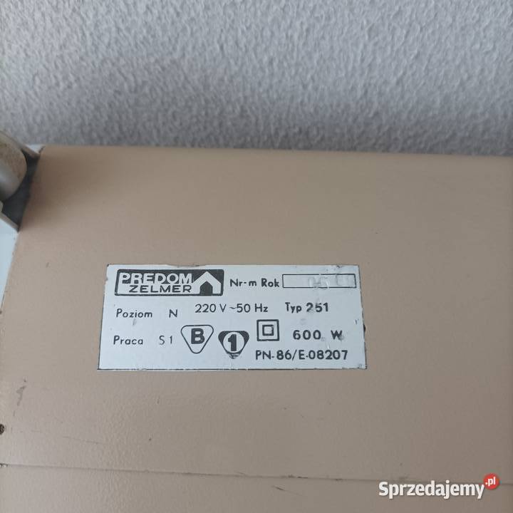 Stary zabytkowy odkurzacz Predom Zelmer typ 251 Stronie Śląskie sprzedam