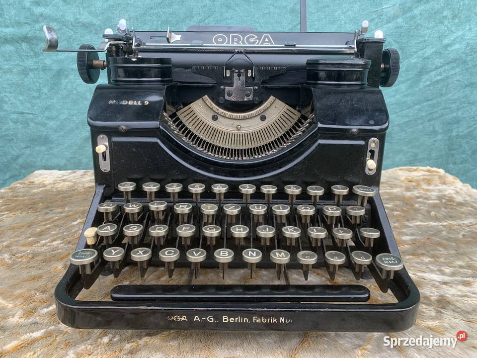 Maszyna do pisania ORGA MODEL 9 Łowicz sprzedam