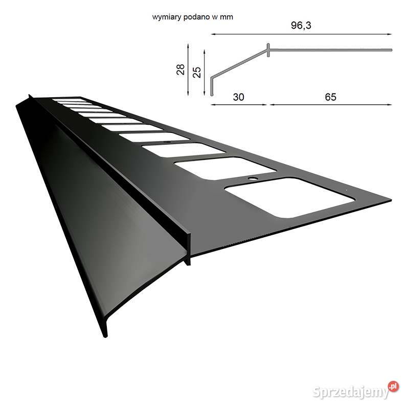 Profil okapowy na balkon i taras Renoplast K100 mazowieckie Warszawa