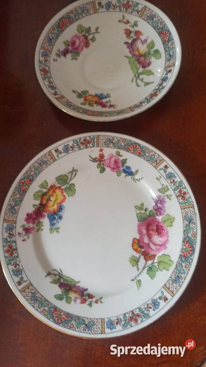 Filiżanka z talerzykiem deserowym SHELLEY Gdańsk sprzedam