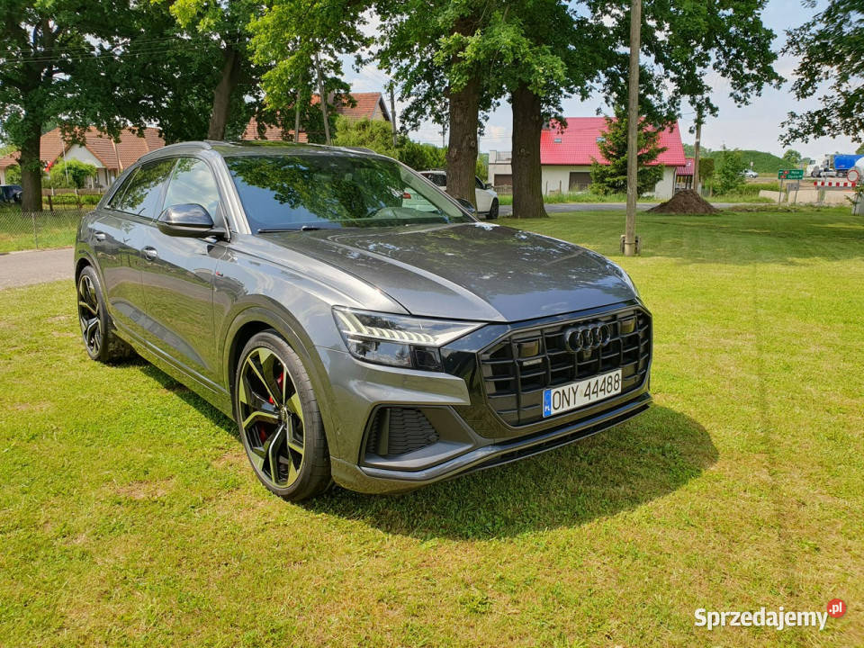 Audi Q8 30tdi 286 S Line Matrix bO Alu23 Salon asystent pasa ruchu
