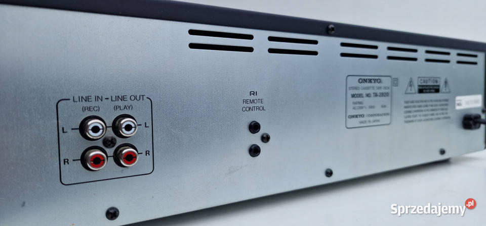 Magnetofon cassette deck ONKYO TA2820 TA 2820 wielkopolskie Międzychód