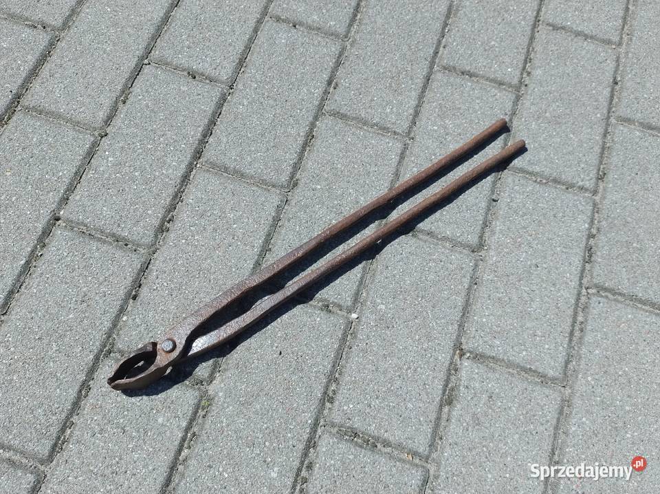 Stare cęgi szczypce kleszcze kowalskie kute dł Gdynia sprzedam