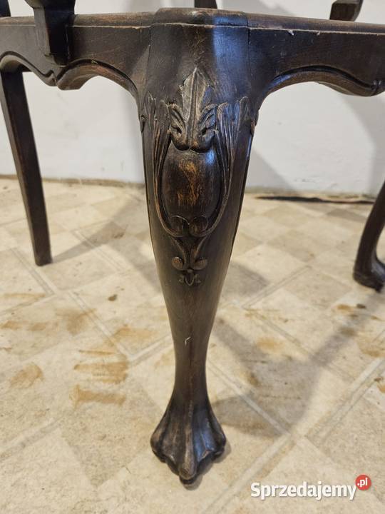 Krzesła ludwikowskie Bez siedzisk Nowy Sącz sprzedam