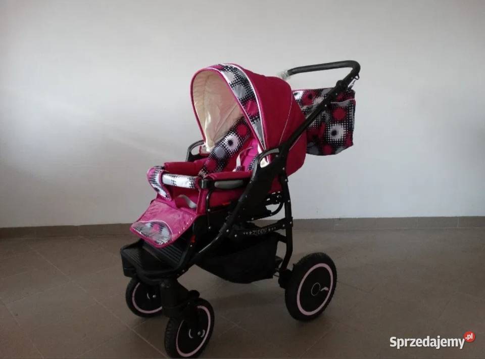 Wózek dziecięcy 2w1 NOWY Fioletowy różowy Częstochowa
