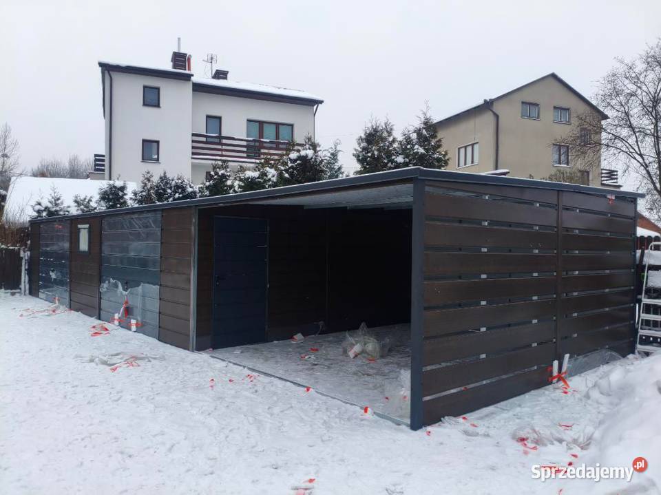Garaż Blaszany 9x6 z wnęką pomieszczeniem 326zł/m2 Sprzedaż Mińsk Mazowiecki